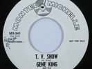 Rockabilly 45 GENE KING T.V. Show MONTEL MICHELLE VG+ wlp HEAR *