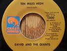 DAVID AND THE GIANTS TEN MILES HIGH NORTHERN SOUL WIGAN CASINO ORIGINAL 45 NM