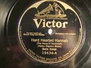 78 : VICTOR 19436-BELLE BAKER  - HARD HEARTED HANNAH / SWEET LITTLE YOU   E