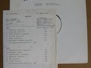DEAF SCHOOL English Boys/Working Girls 1978 US Promo TEST PRESSING LP Art PUNK