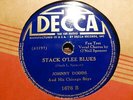 1938 Johnny DODDS & His CHICAGO BOYS Stack O'Lee Blues/ Melancholy LIL ARMSTRONG