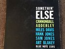 LP CANNONBALL ADDERLEY Somethin’ Else MONO Blue Note 1595 RVG EAR W63rd. Street