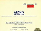 ARCHIV 198187 STEREO - FOURNIER CELLO - BACH VIOLONCELLO SUITES 3 & 4 - EX