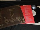Venom –   At War With Satan 1st press 1984 NEAT UK Embossed cover VG+ LP vinyl