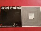 joseph goebbles das dritte reich und seine propaganda  vinyl 3.reich Holocaust