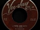 EL DORADOS Lights Are Low & Oh What A Girl  Rare Doo Wop 45 VEE JAY #302