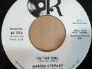 MARION STEWART I'm the Girl/The Man I Love DEMO Soul 45