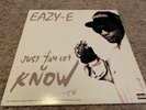 Eazy-E Just Tah Let U Know Vinyl Lp Single