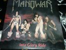 MANOWAR INTO GLORY RIDE RECORD LP MRI 169-666 MEGAFORCE 1983 HEAVY METAL EX NM-