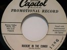 45 rpm ROCKABILLY/ HANK THOMPSON, CAPITOL PROMO VG++, ROCKIN IN THE CONGO