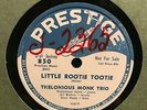 THELONIOUS MONK   EX jazz 78 rpm on PRESTIGE 850. (1952). Monk's Dream. NICE.