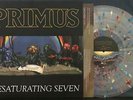PRIMUS THE DESATURATING SEVEN NM/NM 2017 CLEAR w/RAINBOW SPLATTER VINYL LP INNER
