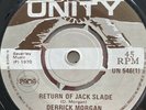 DERRICK MORGAN Return Of Jack Slade Fat Man UNITY UN546 1970 Vinyl EX-