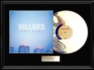 KILLERS HOT FUSS LP WHITE GOLD SILVER PLATINUM TONED RECORD VINYL NON RIAA AWARD