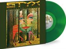 FREE COVER ART REPRINT wNEW 40TH ANNIVERSARY STYX GRAND ILLUSION GREEN VINYL LP