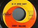 CINDY MALONE_Is It Over Baby_CAPITOL 5629_Northern Soul 45