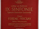 BEETHOVEN FRICSAY  IX. Sinfonie - Egmont-Ouverture - Leonore III DG 2 LP BOX DG