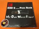 Edo G My Own Worst Enemy Hip Hop LP NEW Limited Vinyl Piranha Records