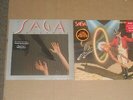 SAGA lot 2x LP SEALED behaviour HEADS OR TALES original portrait pressings