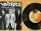 RARE FRENCH EP THE YARDBIRDS ERIC CLAPTON FOR YOUR LOVE