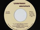 Modern Soul Boogie 45 - Brown Lightning Orch - L.A. Saturday Nite - Chapman VG++