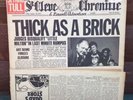 JETHRO TULL - THICK AS A BRICK - NEWSPAPER JACKET STEREO VINYL LP ALBUM