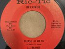 J.J. Barnes - Please Let Me In / I Think I Found A Love - Ric Tic 45 VG++ Soul