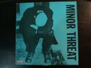 Minor Threat - S/T LP (Blue Cover RP, $4.00 on back cover) Hardcore Punk VG RARE