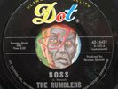 HEAR Rumblers 45 Boss/I Don't Need You DOT NM- tittyshaker surf garage rocker