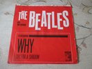 THE BEATLES WITH TONY SHERIDAN WHY / CRY FOR A SHADOW 45 RPM AND PICTURE SLEEVE