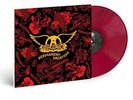 Aerosmith vinyl LP  record Permanent Vacation - Red & Black Marble... UK