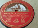 BACH KONZERT FUR KLAVIER IN D MOLL EDWIN FISCHER HMV DB4420-22