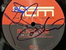 THE CRYSTAL METHOD autograph 12” MURDER 2001 Scott Weiland KEN JORDAN SIGNATURE