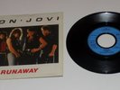 BON JOVI Runaway Very Rare original 1984 German Mercury label  7