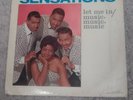 THE SENSATIONS LP LET ME IN/ MUSIC, MUSIC, MUSIC WHITE LABEL PROMO