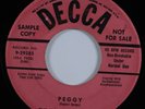 Doo Wop R&B 45 HOLLYWOOD FLAMES Peggy DECCA promo HEAR