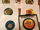 7 BEATLES Capitol And Apple Labels 45 RPM Records