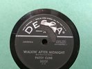 Patsy Cline, Walkin' After Midnight/A Poor Man's Roses-Decca,30221 78rpm  E-1957