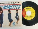 The Ronettes / Walking In The Rain / Rare Picture sleeve & 45rpm