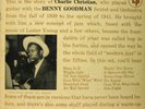 CHARLIE CHRISTIAN W/ BENNY GOODMAN SEXTET COLUMBIA 6 EYE MONO VINYL NEAR MINT