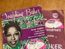 Rare - (2)JOSEPHINE BAKER Autographed 45's 1959  Signed 45