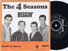 THE FOUR SEASONS Beggin' Danish 45PS 1967 Frankie Valli Philips 7”