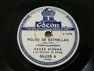 OSCAR ALEMAN Odeon 55225 JAZZ 78 POLVO DE ESTRELLAS / DE HUMOR
