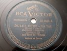 REINHARDT & QHCDF Rca Victor 68-0059 ARG 78rpm DULCE CORO / CORRIENDO DESAFOR