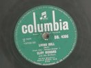 78rpm Columbia DB4306 Cliff Richards and the Drifters Living Doll/Apron Strings