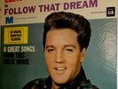 ELVIS PRESLEY 45 EP EPA-4368 FOLLOW THAT DREAM RARE DOG ON SIDE NM