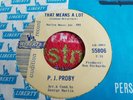 The Beatles P.J. Proby PROMO 45 record THAT MEANS A LOT, Lennon & McCartney 1964