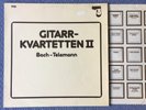 GUITAR QUARTET Bach & Telemann ORIG Opus 3 SWE-1980 LP NM