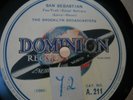 jazz1920-30-JAY WILBUR--THE BROOKLIN BROADCASTERS---DOM 211-ETAT -V-G