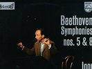 PHILIPS HI-FI STEREO - BEETHOVEN - SYMPHONY NR. 5 & 8 - MARKEVITCH - EX+/NM
